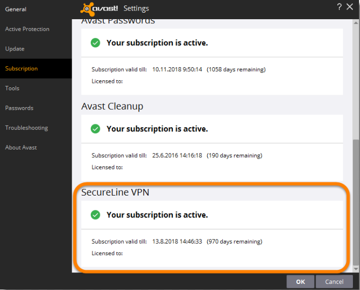 avis VPN Avast