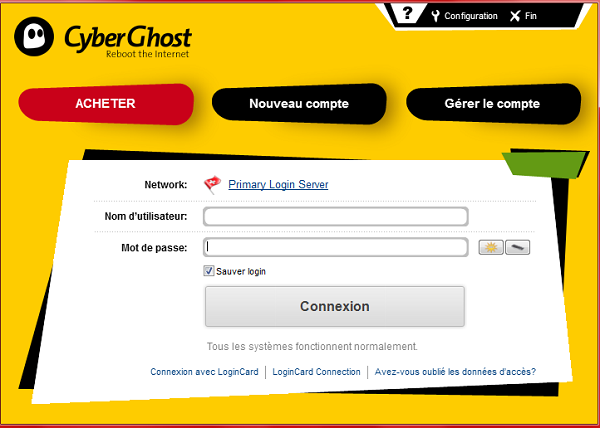 tuto cyberghost