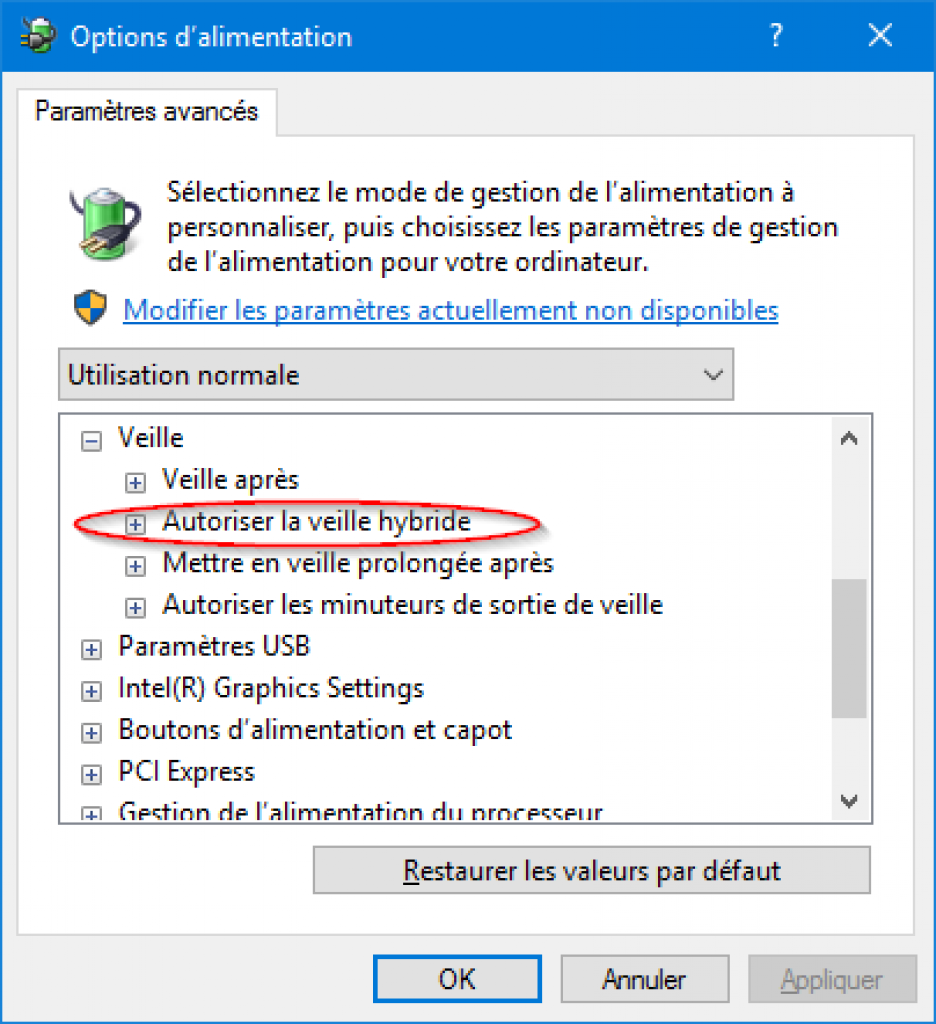 Comment activer ou désactiver la mise en veille prolongée de Windows 10