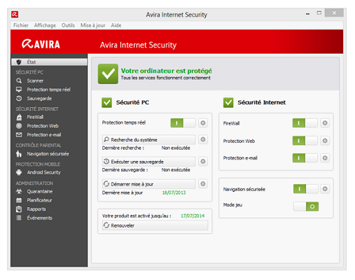 antivirus gratuit top 5 avira