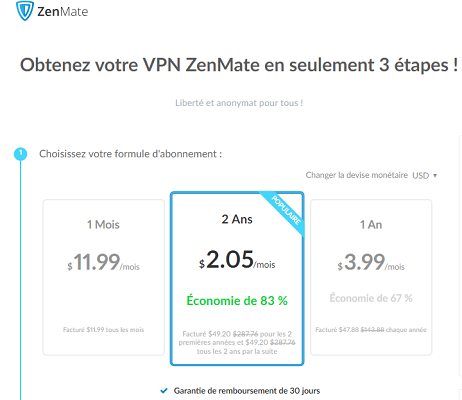 offre zenmate promo