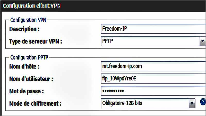 Configurer son VPN sur Freebox