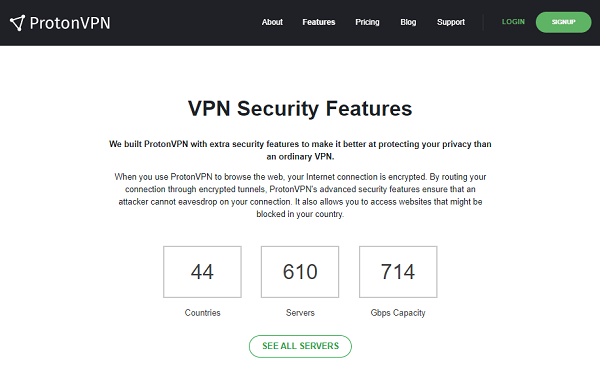 vpn proton test