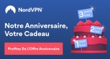 NordVPN fête son anniversaire : jusqu’à 3 ans d’abonnements offerts !